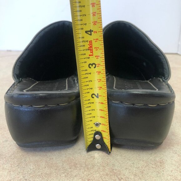 Josef Seibel Metallic Bronze Leather Mule Clogs Size 39 (8.5 US) - Picture 8 of 11